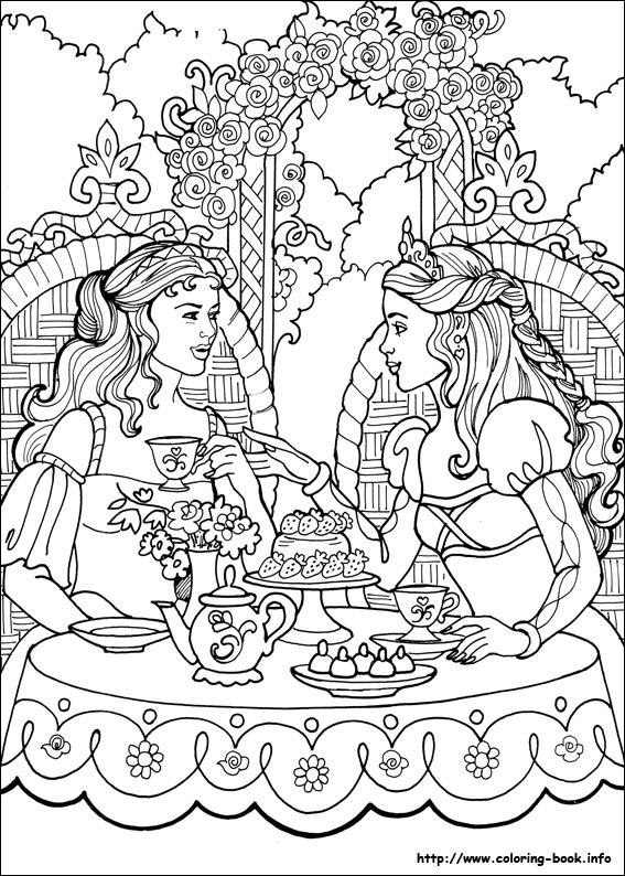 Princess Leonora coloring picture