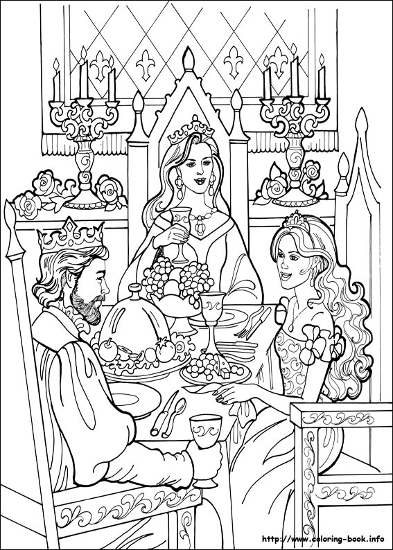 Princess Leonora coloring picture