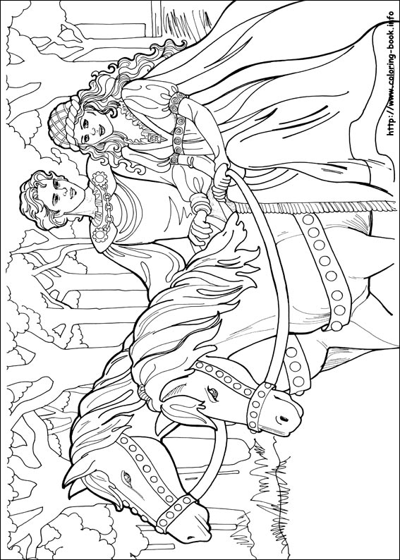 Princess Leonora coloring picture