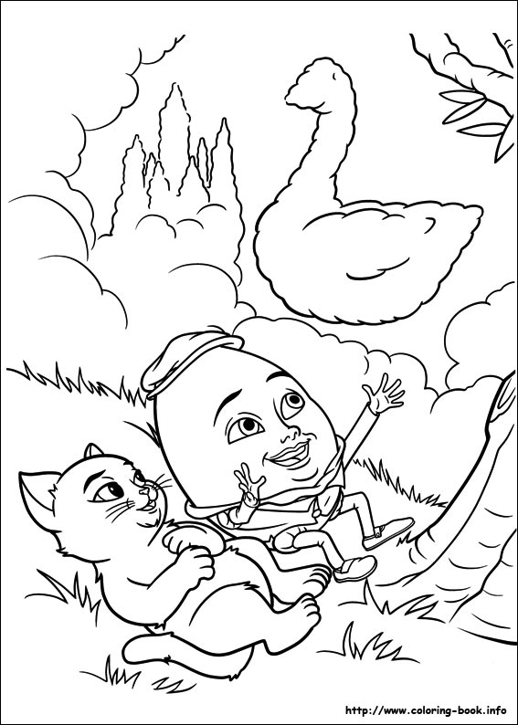 Puss in Boots coloring picture