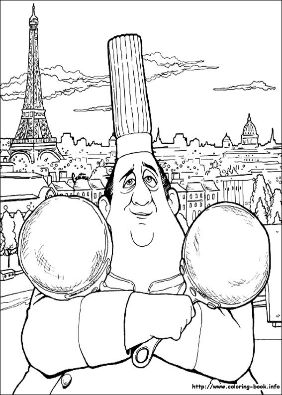 Ratatouille coloring picture