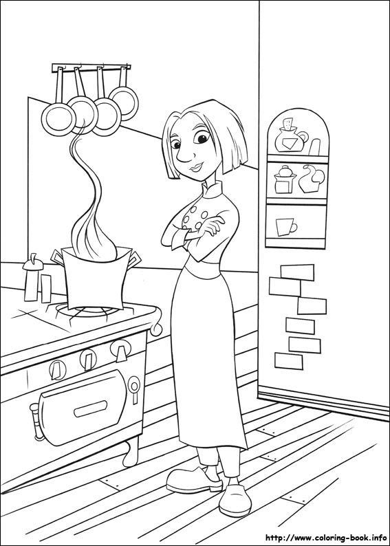 Ratatouille coloring picture