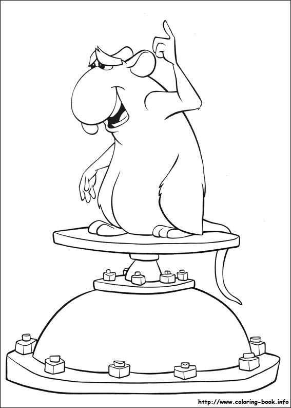 Ratatouille coloring picture