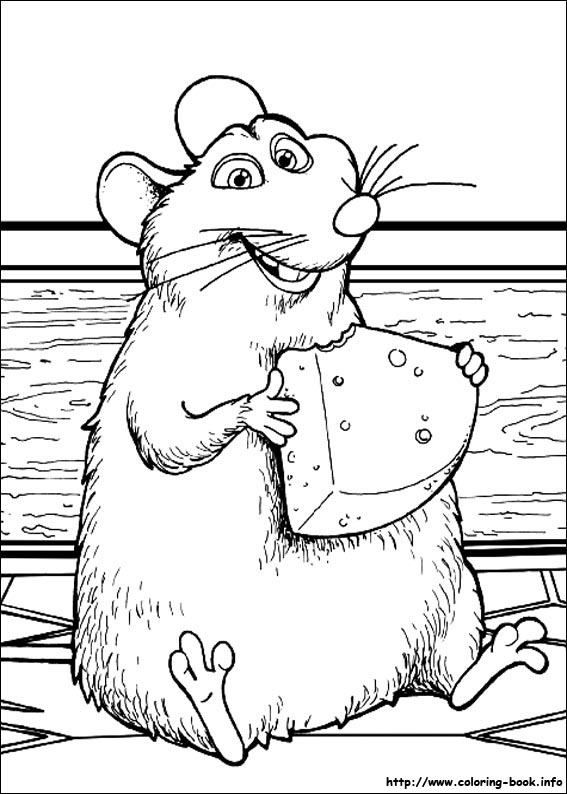 Ratatouille coloring picture