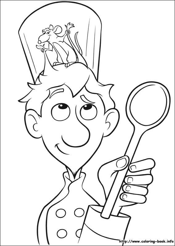 Ratatouille coloring picture