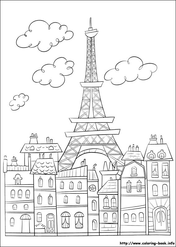 Ratatouille coloring picture