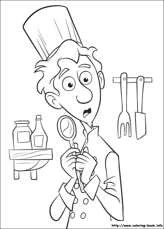 Ratatouille coloring picture