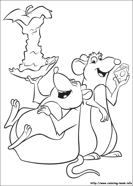 Ratatouille coloring picture