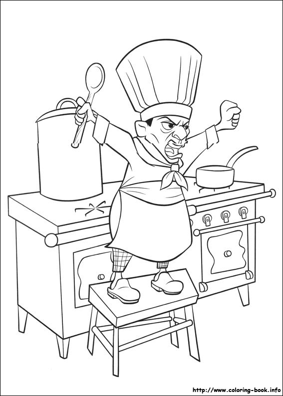 Ratatouille coloring picture