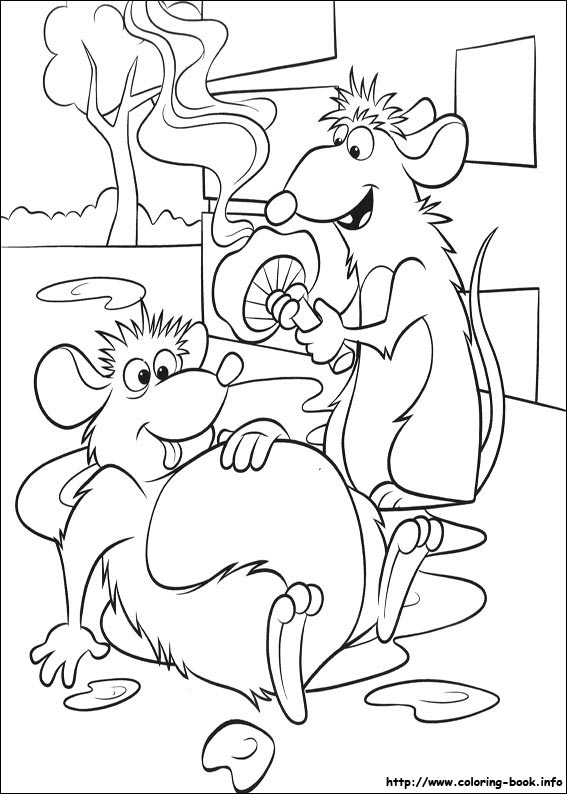 Ratatouille coloring picture