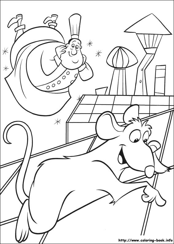 Ratatouille coloring picture