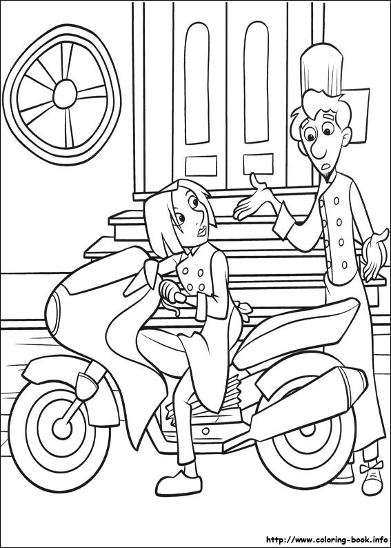 Ratatouille coloring picture