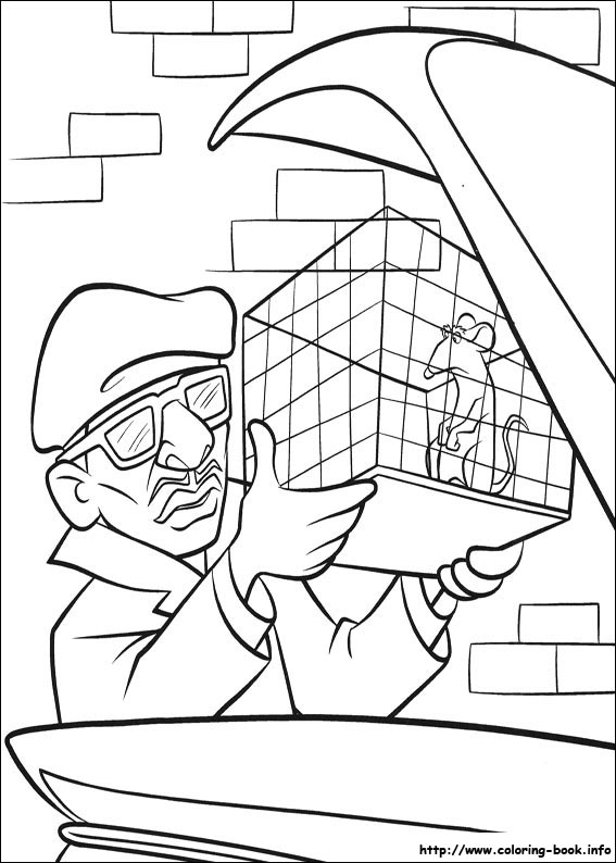 Ratatouille coloring picture