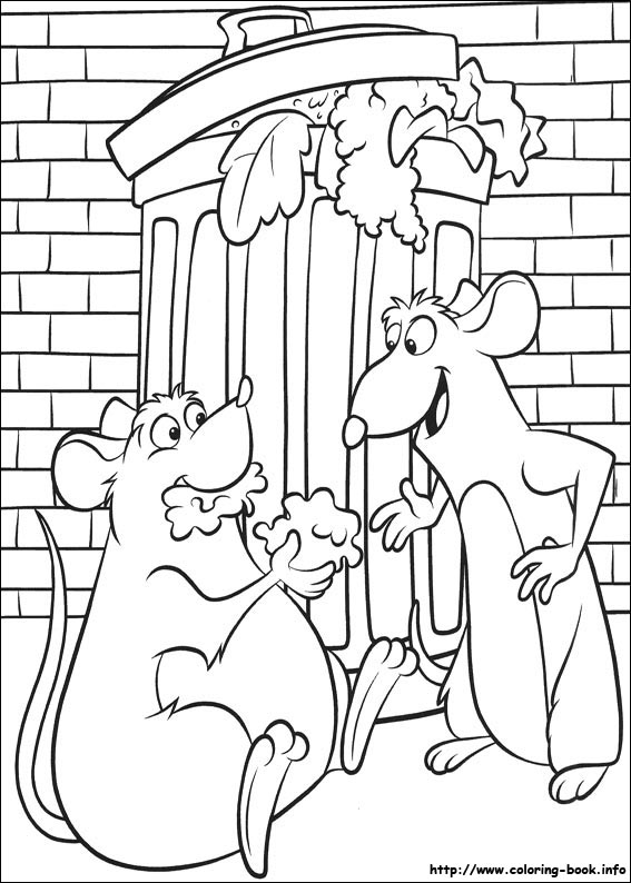 Ratatouille coloring picture