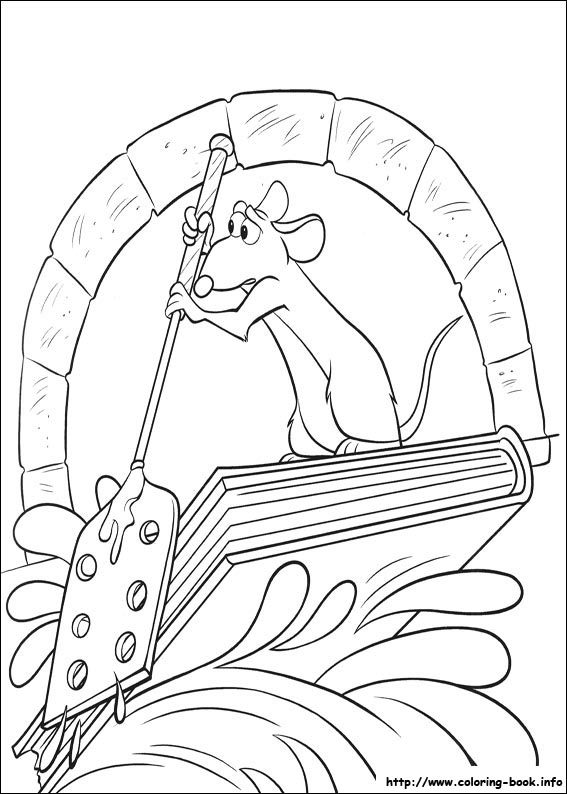 Ratatouille coloring picture