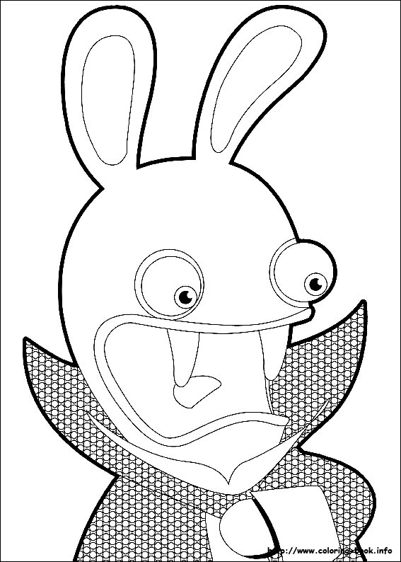 Raving Rabbids coloring picture