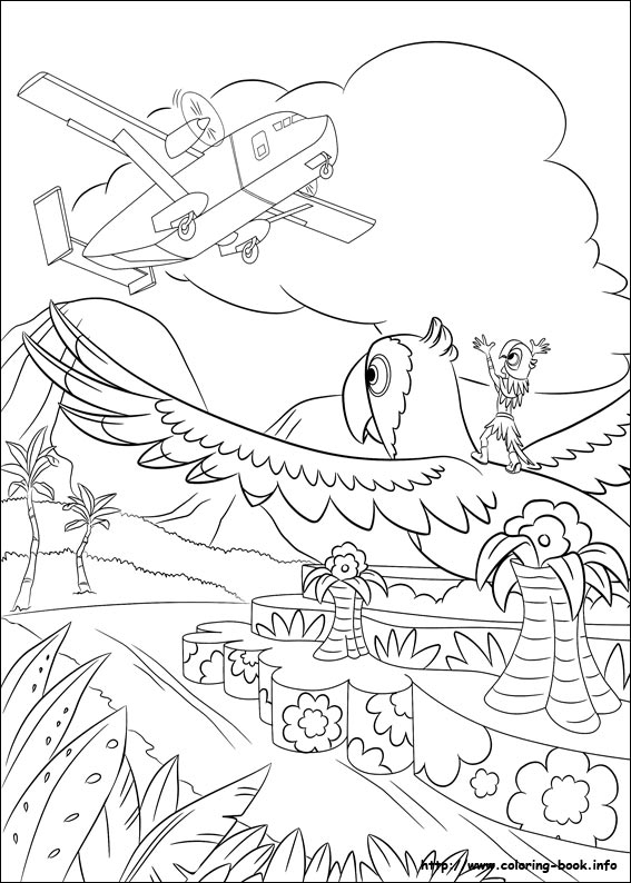 Rio coloring picture