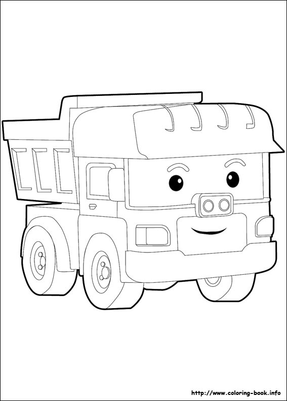 Robocar Poli coloring picture