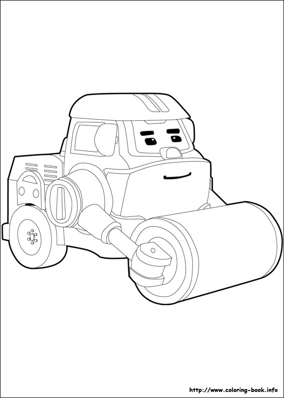 Robocar Poli coloring picture