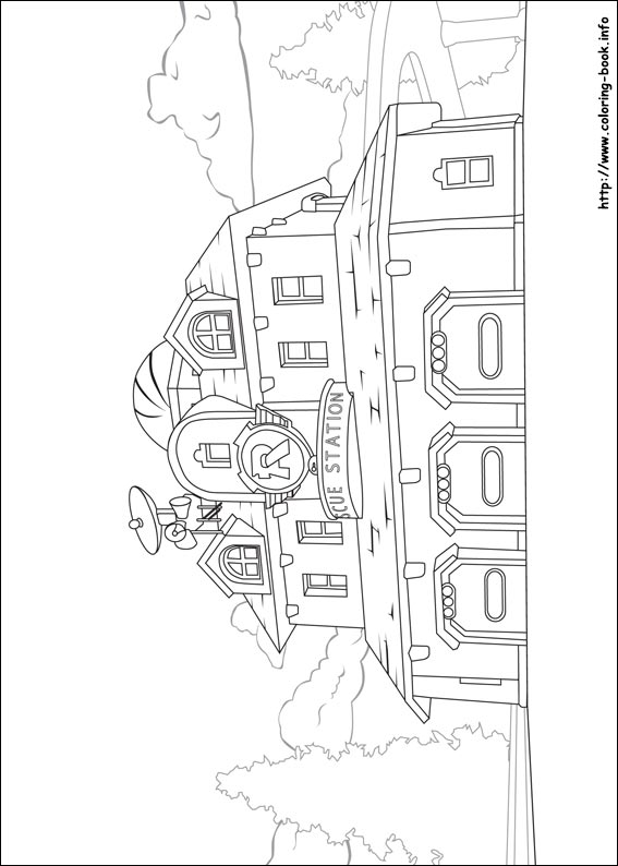 Robocar Poli coloring picture