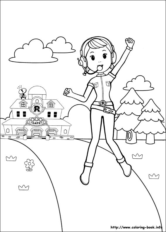 Robocar Poli coloring picture