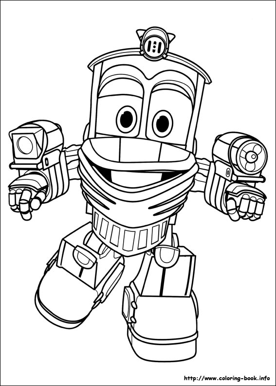 Robot Trains coloring picture