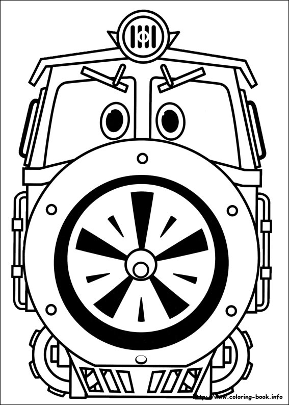Robot Trains coloring picture