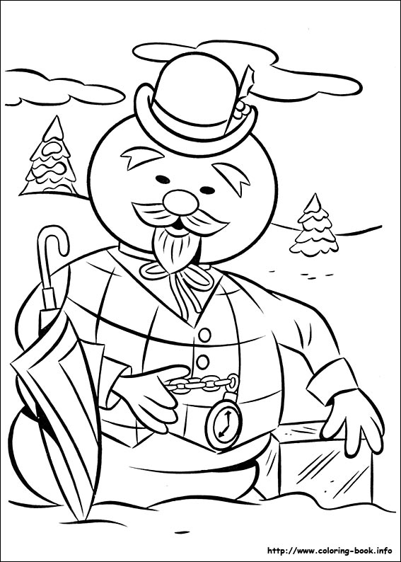 Rudolph the Red-Nosed Reindeer coloring picture