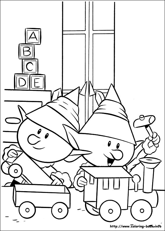 Rudolph the Red-Nosed Reindeer coloring picture