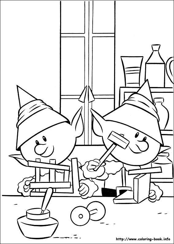 Rudolph the Red-Nosed Reindeer coloring picture