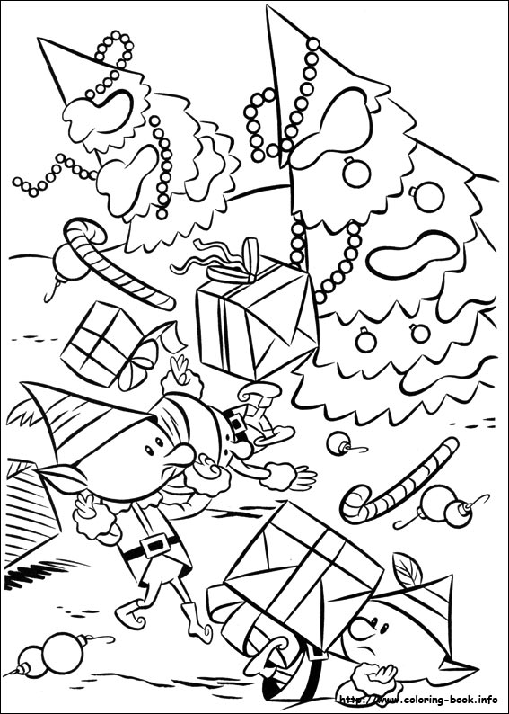 Rudolph the Red-Nosed Reindeer coloring picture