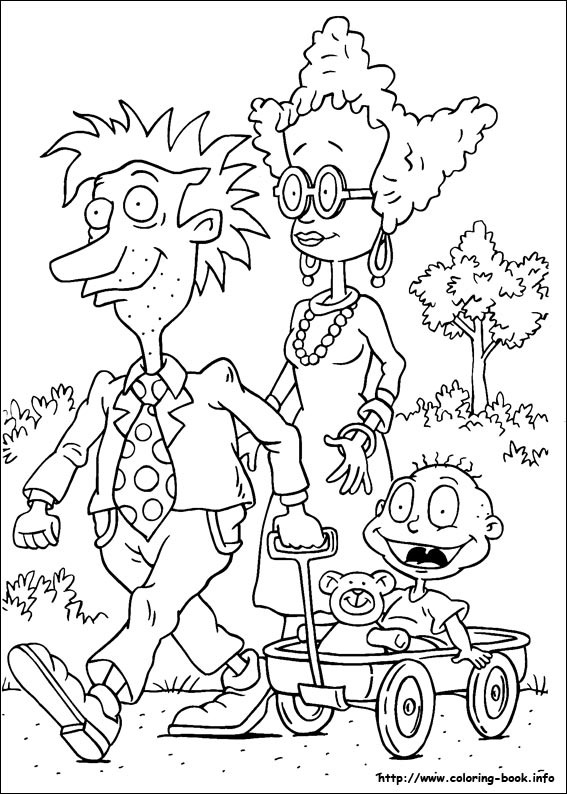 Rugrats coloring picture