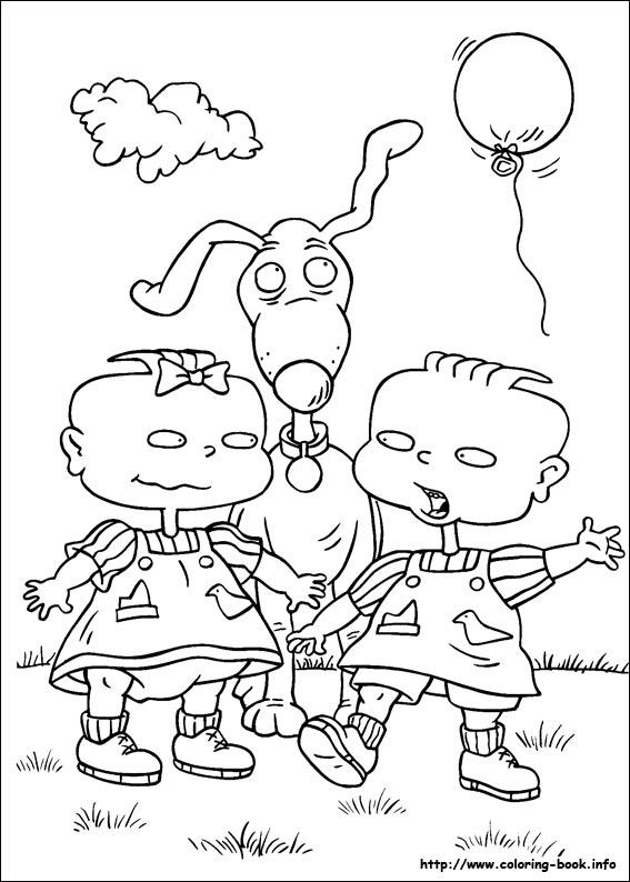 Rugrats coloring picture