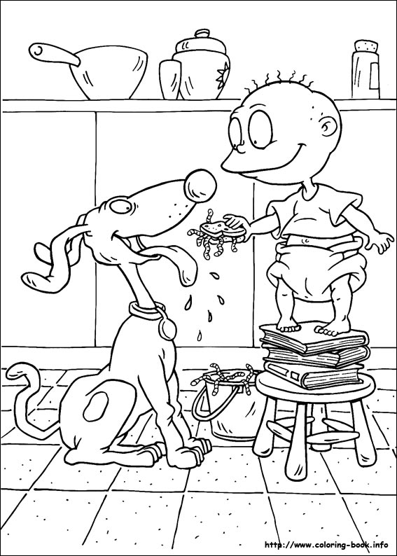 Rugrats coloring picture