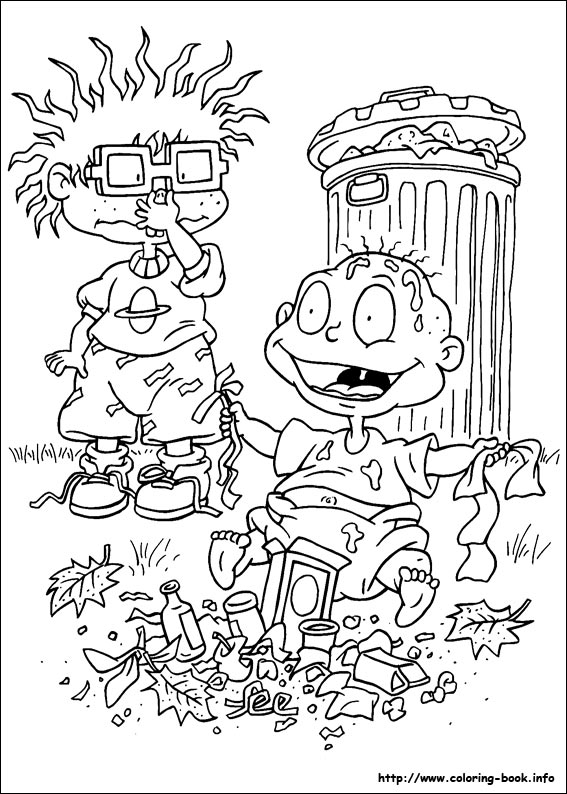 Rugrats coloring picture