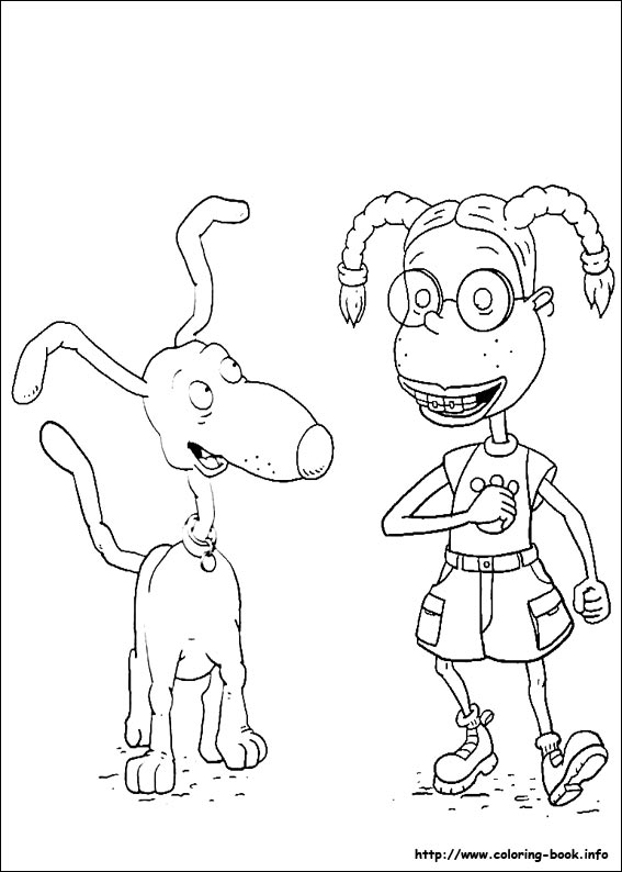 Rugrats coloring picture