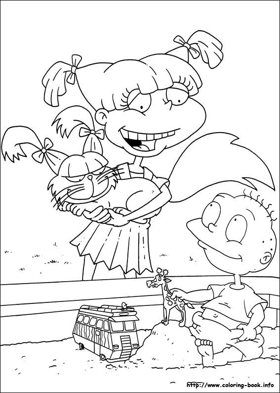 Rugrats coloring picture