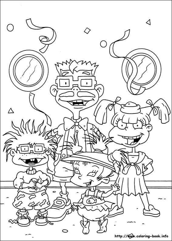 Rugrats coloring picture