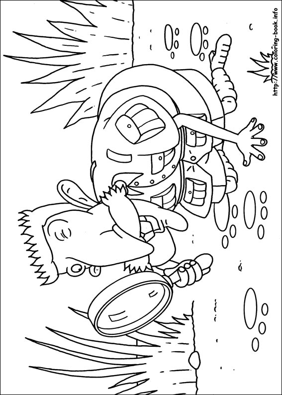 Rugrats coloring picture