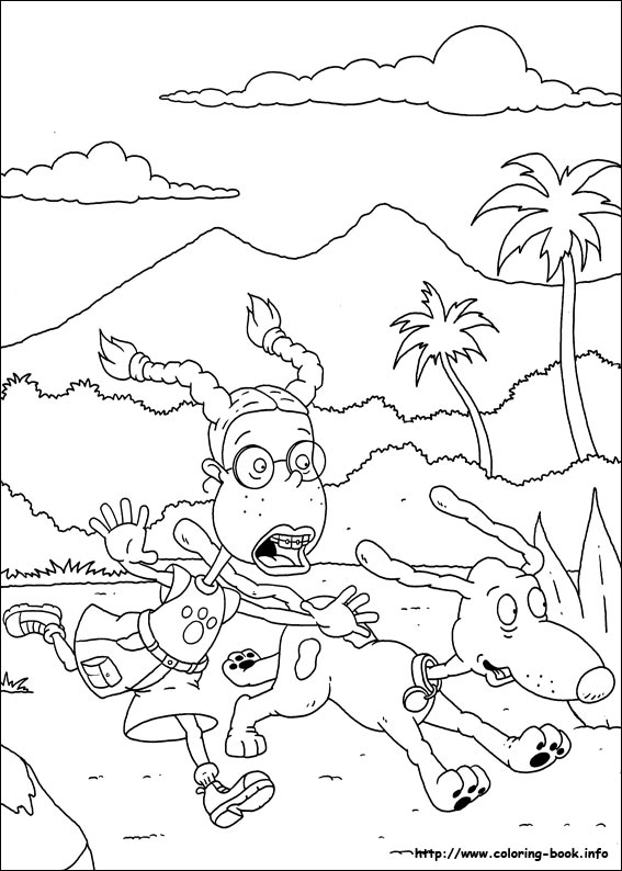 Rugrats coloring picture