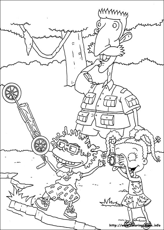 Rugrats coloring picture