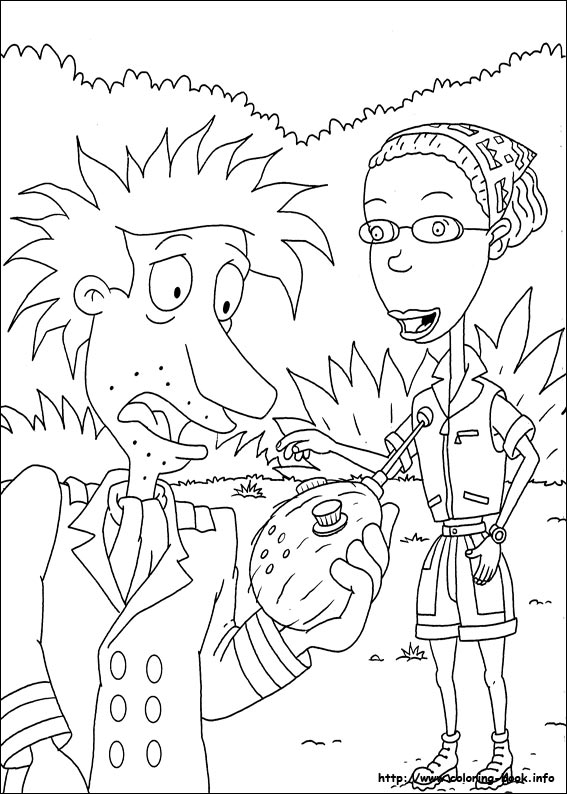 Rugrats coloring picture