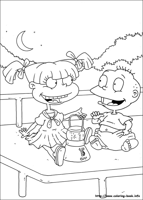 Rugrats coloring picture