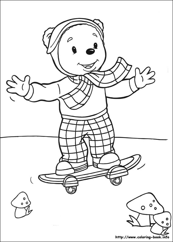 Rupert Bear coloring picture