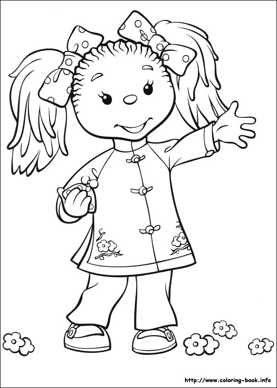 Rupert Bear coloring picture