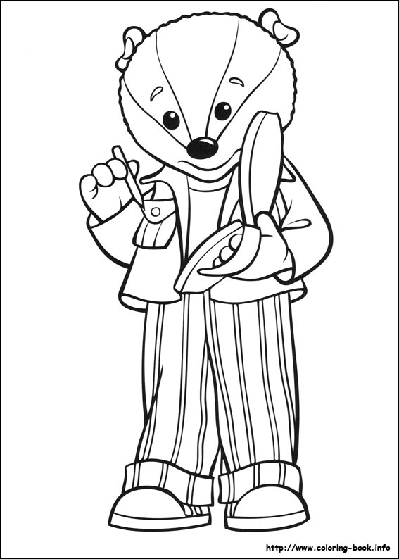 Rupert Bear coloring picture