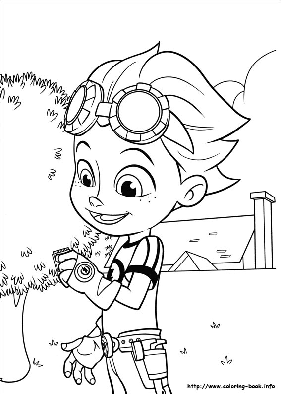 Rusty Rivets coloring picture