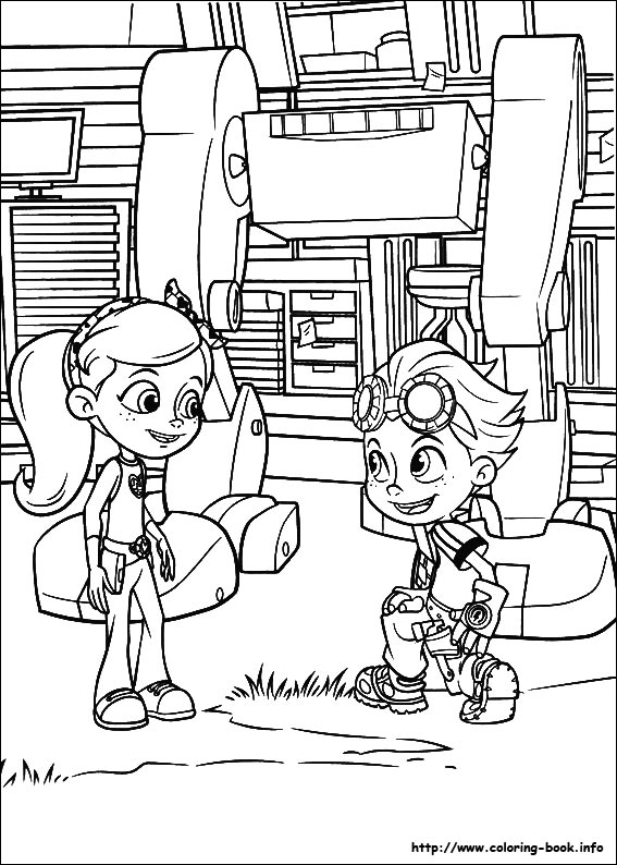 Rusty Rivets coloring picture