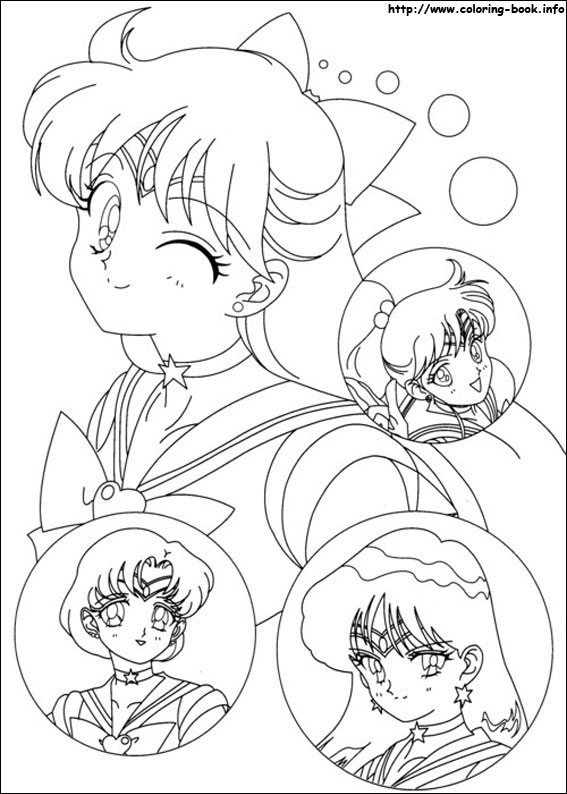 Sailor Moon coloring picture