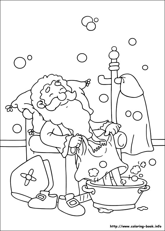 Saint Nicholas coloring picture